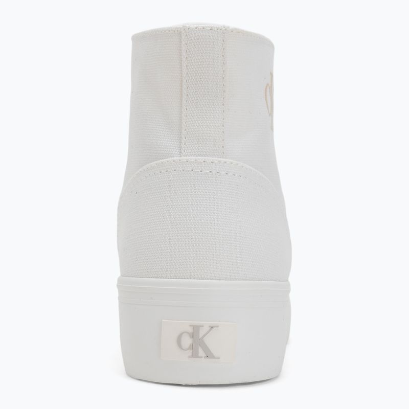 Calvin Klein Damen Turnschuhe YW0YW01764 Vulc Flatform Mid Cv Mg dreifach hellweiß 6