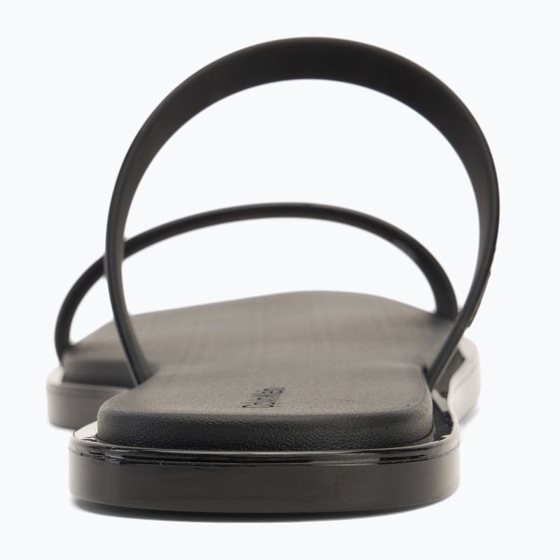 Calvin Klein Damen Flip-Flops HW0HW02417 Double Bar Slide - Jelly schwarz 6