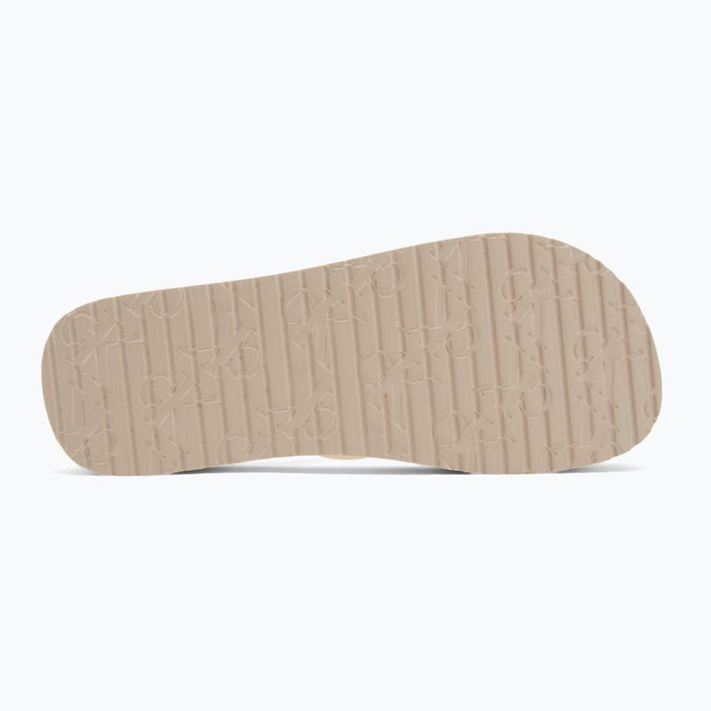 Calvin Klein Damen Flip Flops YW0YW01830 Strand Sandale Flatform Tpu Eierschale/helles Weiß 4
