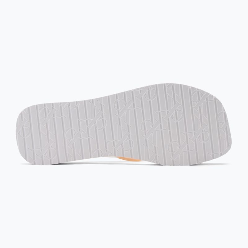 Calvin Klein Damen Flip Flops YW0YW01720 Thong+ Tpu Metallic flüsterrosa/hellweiß 4
