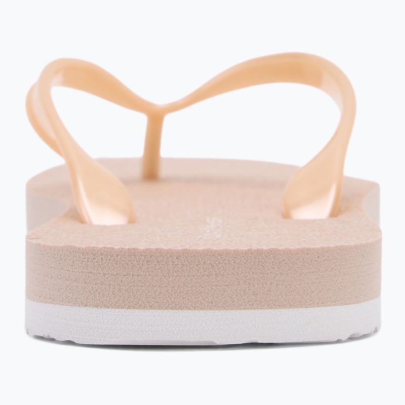 Calvin Klein Damen Flip Flops YW0YW01720 Thong+ Tpu Metallic flüsterrosa/hellweiß 6