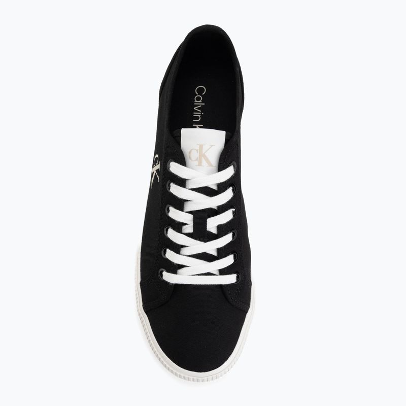 Herren-Turnschuhe Calvin Klein YM0YM01209 3 Ess Vulc Low Mg Canvas ck black/bright white 5