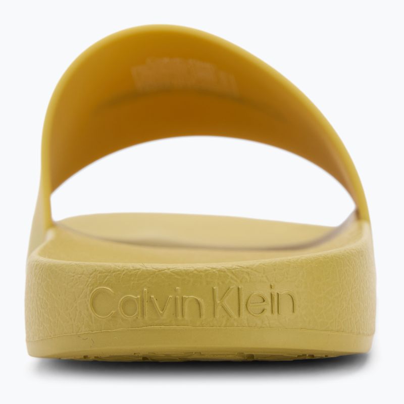 Calvin Klein Herren Flip-Flops HM0HM00455 Pool Slide Gummi Avocadoöl 6