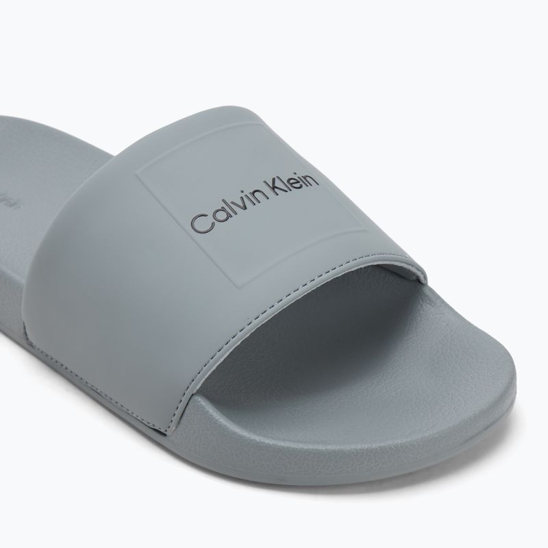 Calvin Klein Herren-Flip-Flops HM0HM01754 Pool Slide Ck Square Granit Straße 7