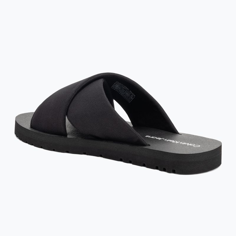 Herren Calvin Klein YM0YM01223 Cross Sandale Crxs Tx dreifach schwarz Flip-Flops 3