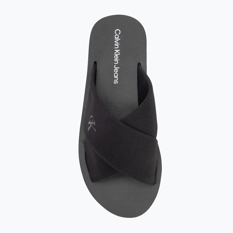 Herren Calvin Klein YM0YM01223 Cross Sandale Crxs Tx dreifach schwarz Flip-Flops 5