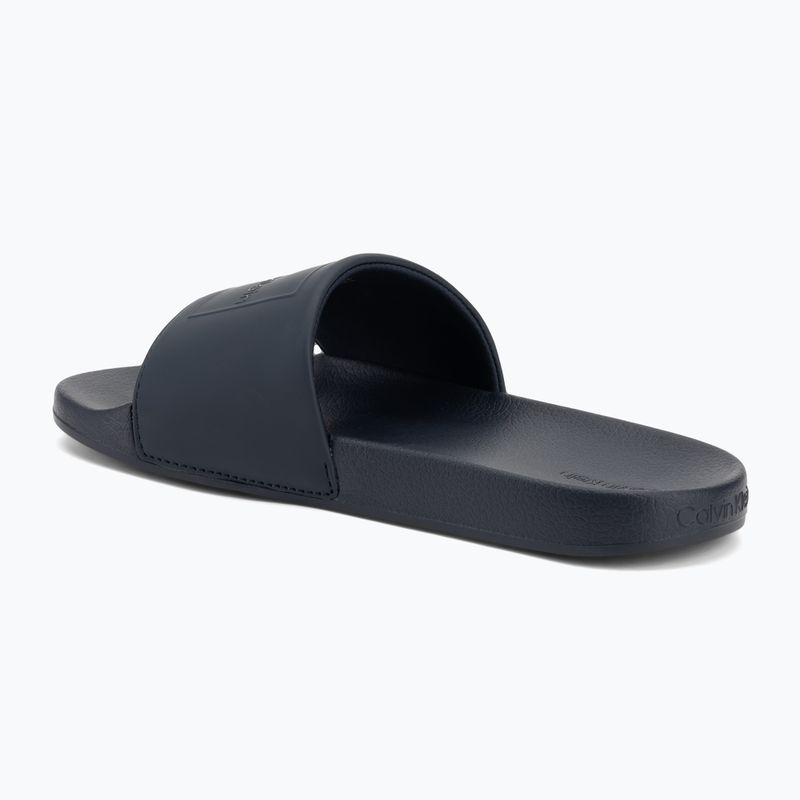 Calvin Klein Herren Flip-Flops HM0HM01754 Pool Slide Ck Square navy 3
