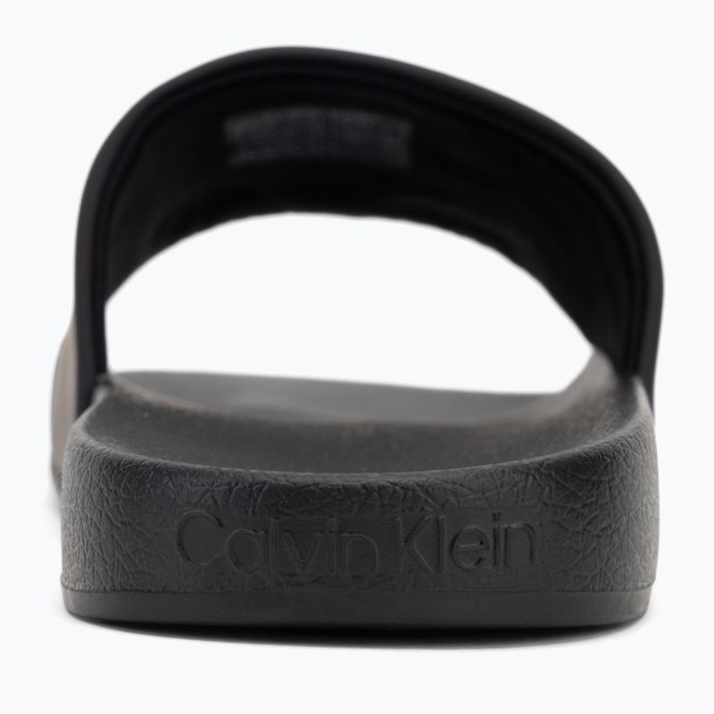 Calvin Klein Herren Flip-Flops HM0HM01754 Pool Slide Ck Square schwarz 6