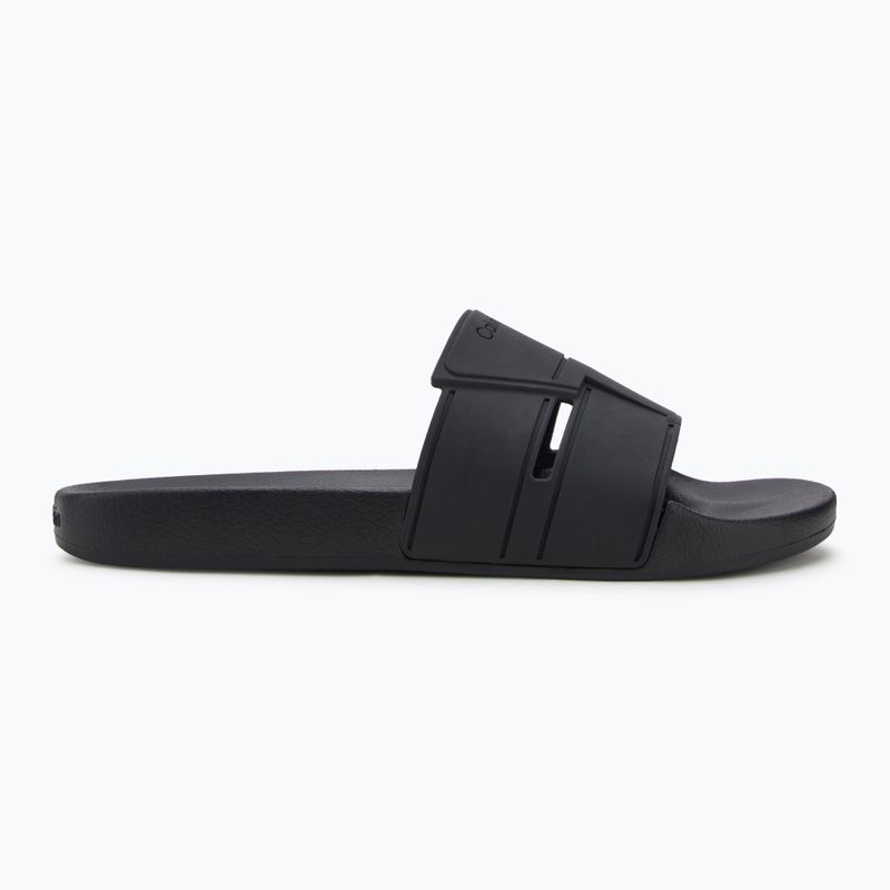 Calvin Klein Herren Flip-Flops HM0HM01752 Pool Slide Double T schwarz 2