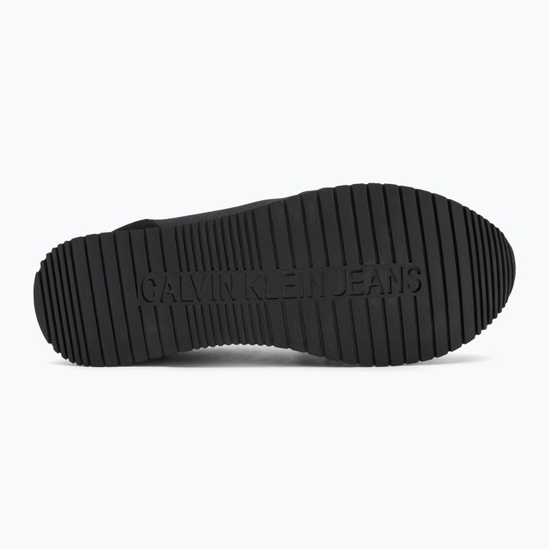 Herrenschuhe Calvin Klein YM0YM01217 Runner Sock Laceup Mg Canvas triple schwarz 4