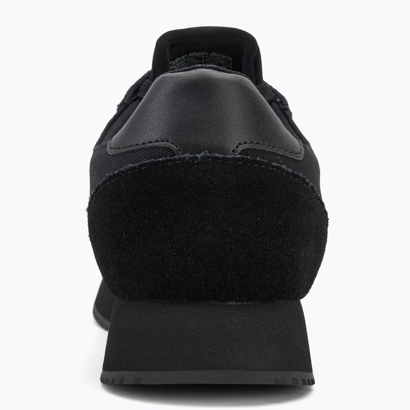 Herrenschuhe Calvin Klein YM0YM01217 Runner Sock Laceup Mg Canvas triple schwarz 6
