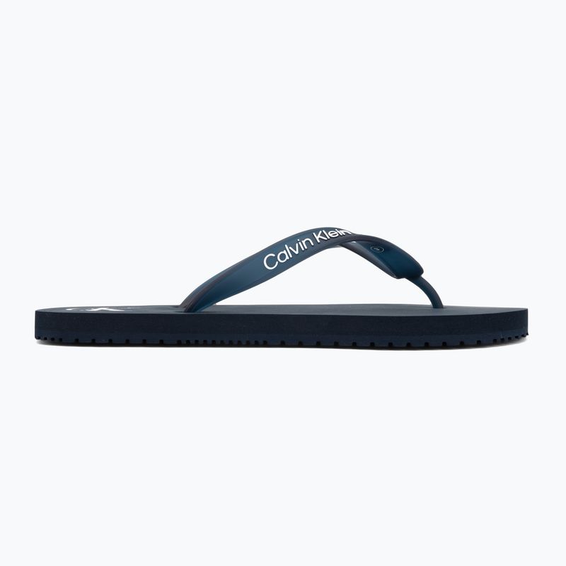 Herren Calvin Klein YM0YM01267 Strand Sandale Transparent Tpu navy/hellweiß Flip Flops 2