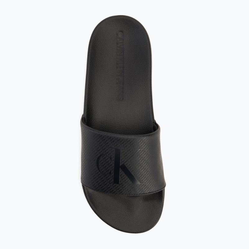 Herren Calvin Klein YM0YM01269 Slide Aop Print dreifach schwarz flip-flops 5