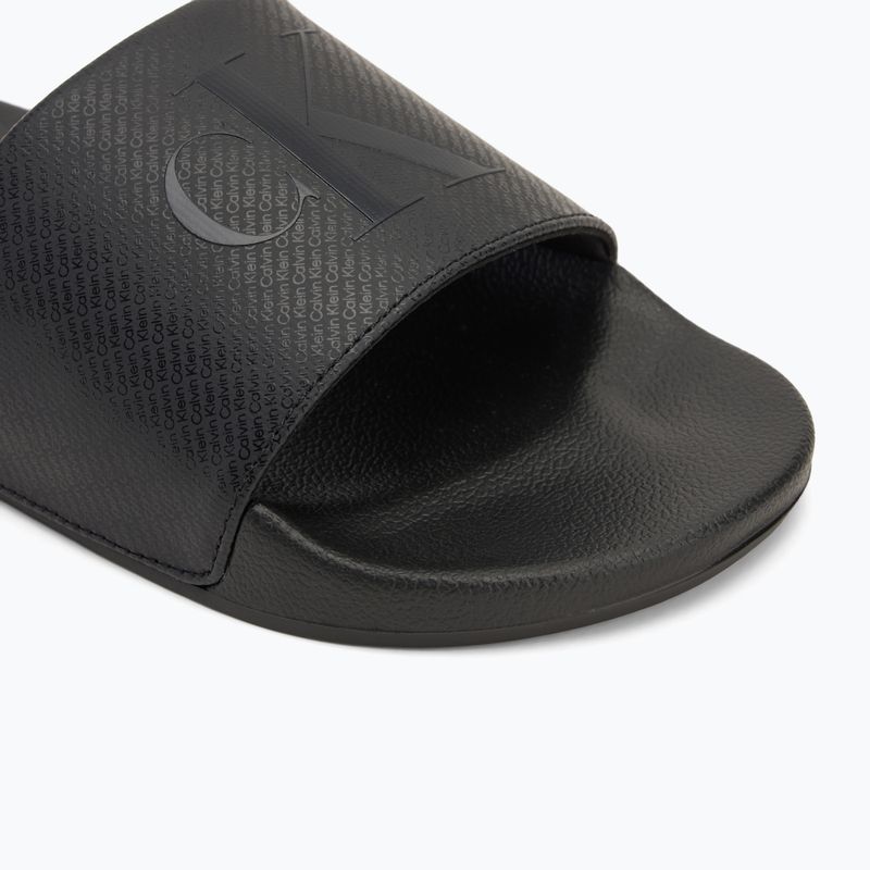 Herren Calvin Klein YM0YM01269 Slide Aop Print dreifach schwarz flip-flops 7