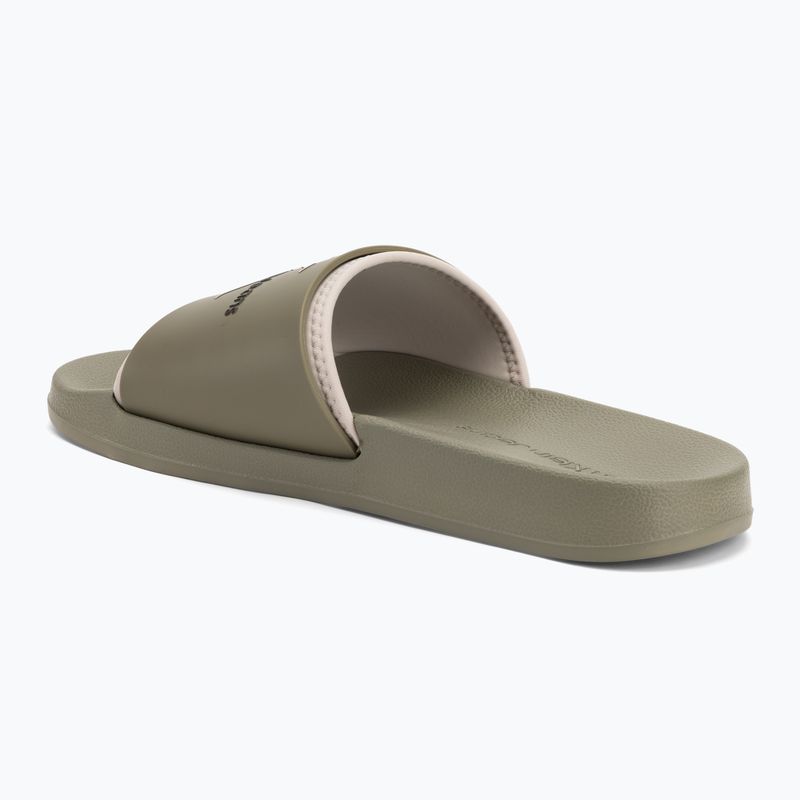 Herren Calvin Klein YM0YM00361 Slide Gummi Neopren Monologo Meerjungfrau/Eierschalen Flip-Flops 3