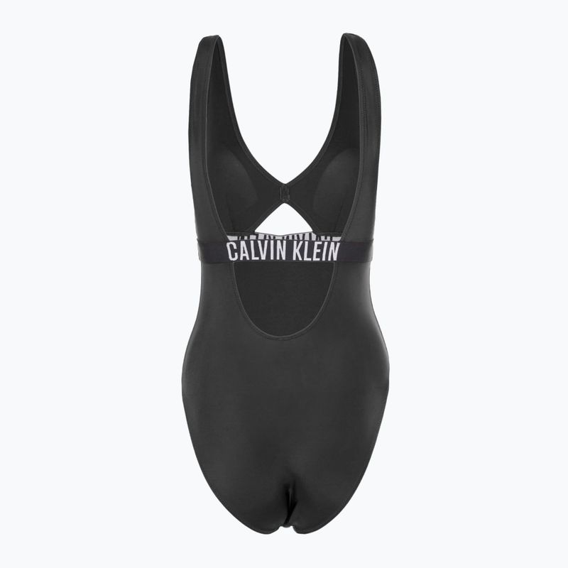 Badeanzug Damen Calvin Klein KW0KW02746 Intense Power One Piece Fashion Fit pvh black 2