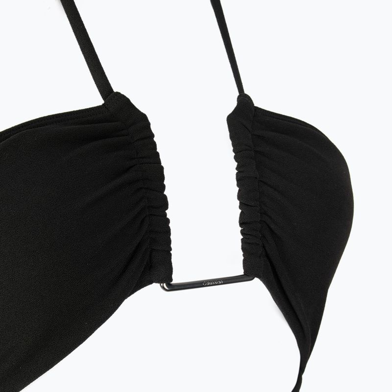 Badeanzug Damen Calvin Klein KW0KW02813 Ck Wire Plunge One Piece-RP pvh black 3