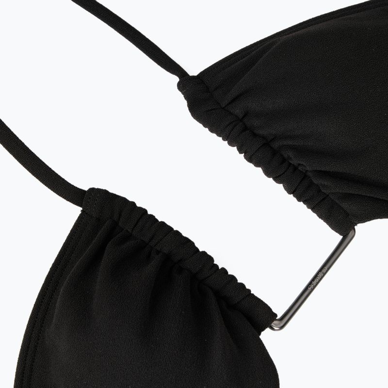 Badeanzug Damen Calvin Klein KW0KW02813 Ck Wire Plunge One Piece-RP pvh black 4