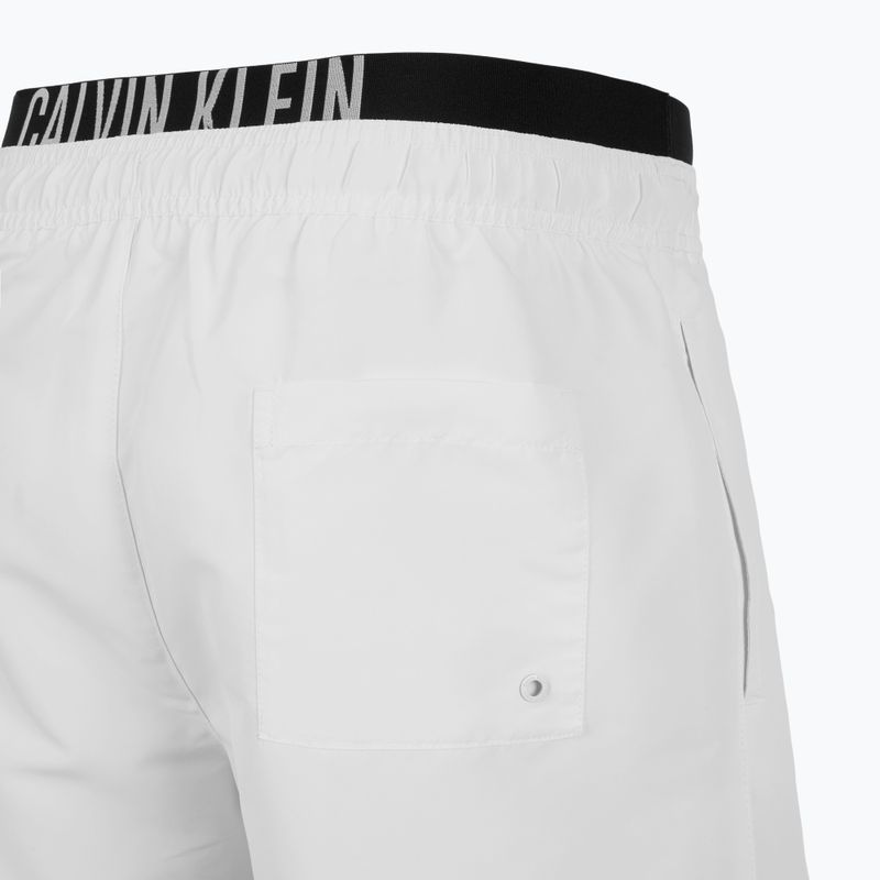 Badeshorts Herren Calvin Klein KM0KM01093 Intense Power Medium Double WB pvh classic white 4