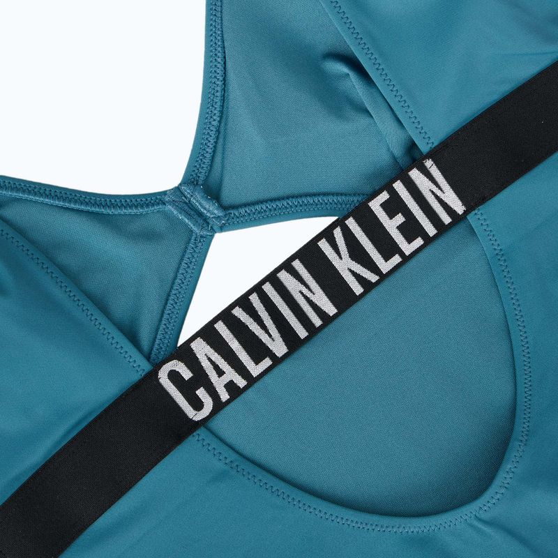 Badeanzug Damen Calvin Klein KW0KW02746 Intense Power One Piece Fashion Fit storm blue 4