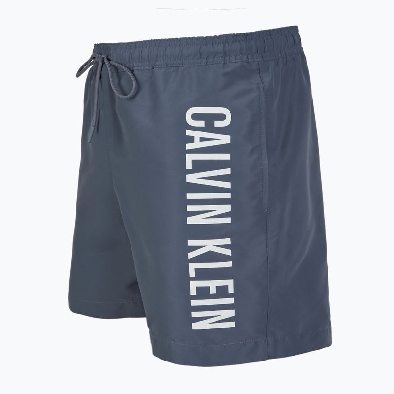 Badeshorts Herren Calvin Klein KM0KM01092 Intense Power Medium Drawstring grisaille 3