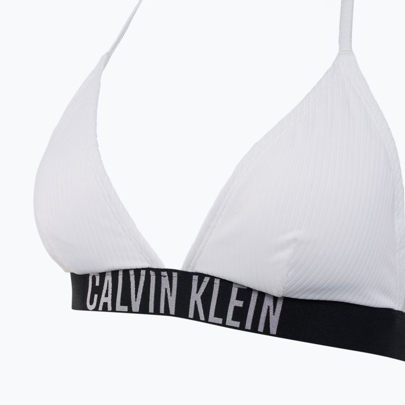 Bikini-Oberteil Calvin Klein KW0KW02750 Intense Power Rib Triangle-RP brilliant white 3