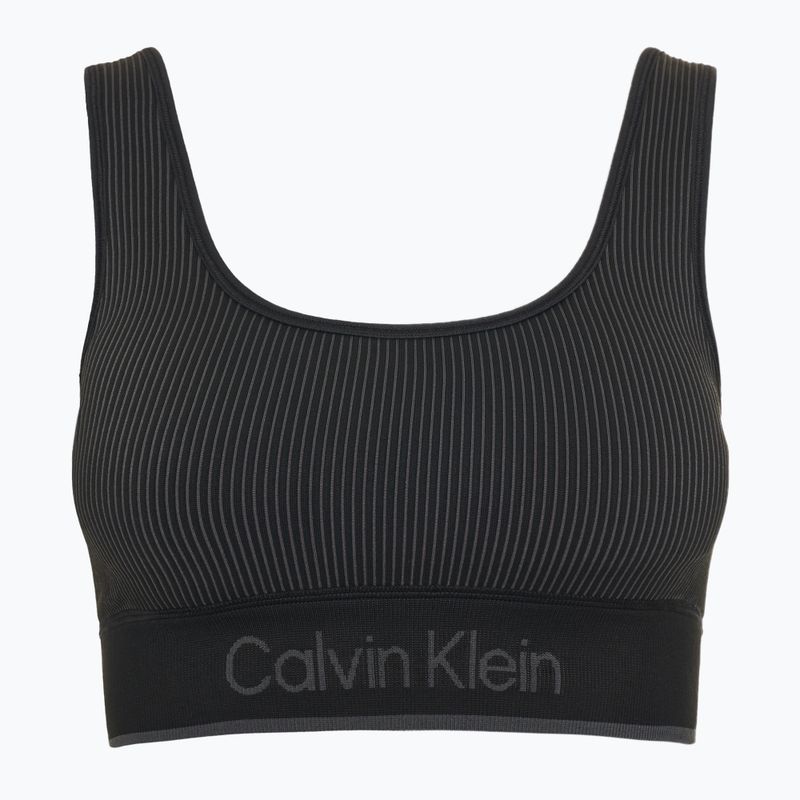 Calvin Klein Trainings-BH 00GWS4K220 Nahtlose mittlere Unterstützung schwarz