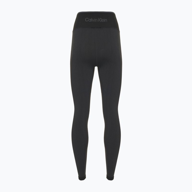 Damen Leggings Calvin Klein 00GWS4L643 Nahtlos 7/8 schwarz 2