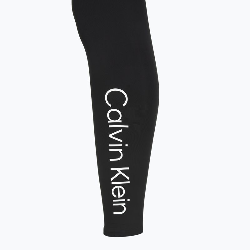 Damen Trainingsleggings Calvin Klein LVGWS5L612 Volle Länge schwarz 3