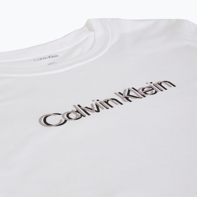 Herren Calvin Klein LVGMS5K182 Grafik klassisches weißes T-Shirt 3