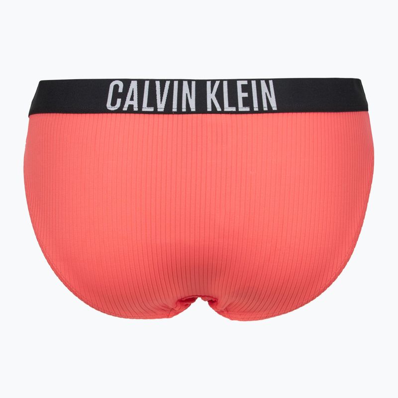 Bikini-Unterteil Calvin Klein KW0KW02752 Intense Power Rib Bikini dazzling coral 2
