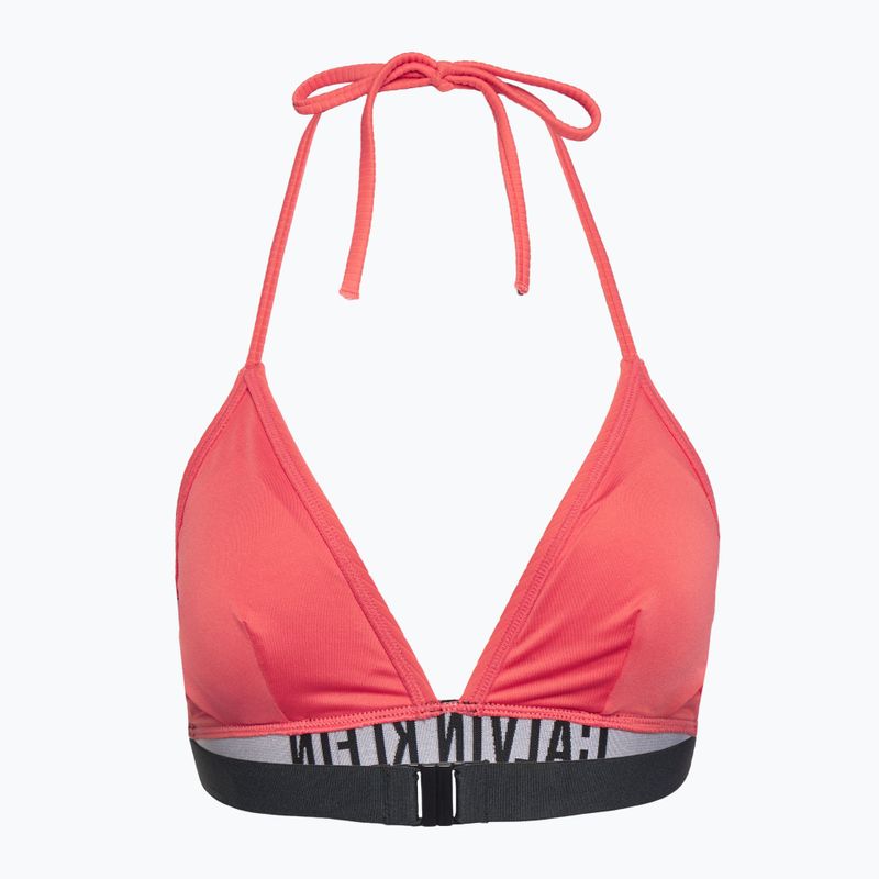 Bikini-Oberteil Calvin Klein KW0KW02750 Intense Power Rib Triangle-RP dazzling coral 2