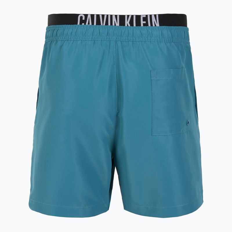 Badeshorts Herren Calvin Klein KM0KM01093 Intense Power Medium Double WB storm blue 2