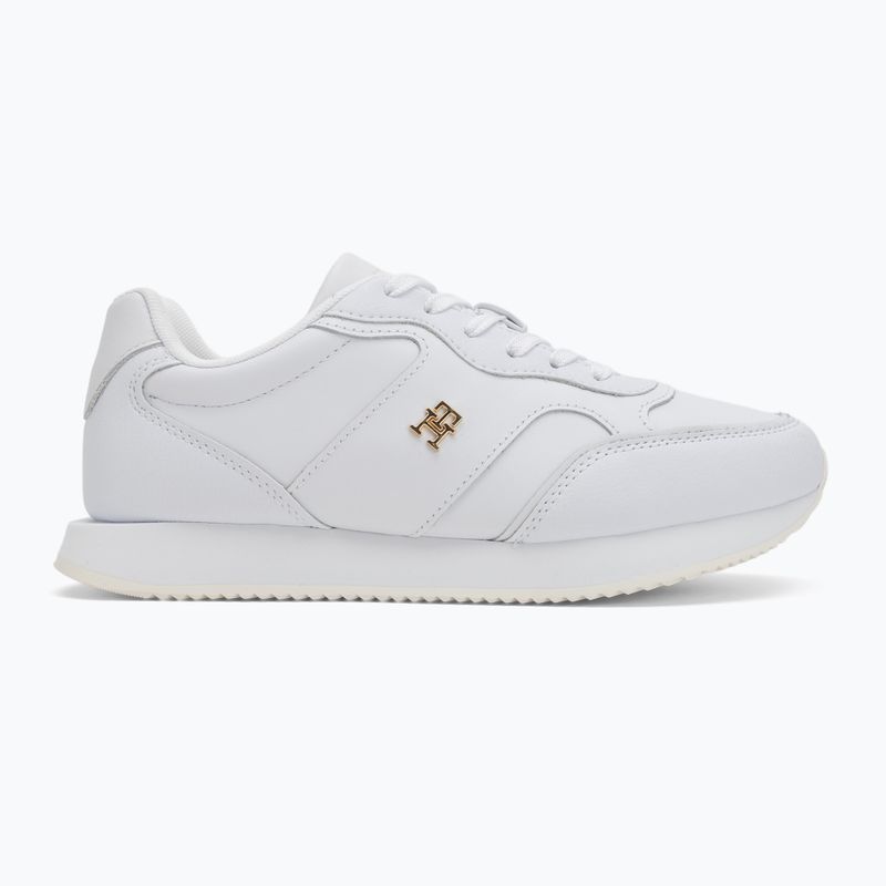 Tommy Hilfiger Damen Schuhe Leder Runner weiß 2