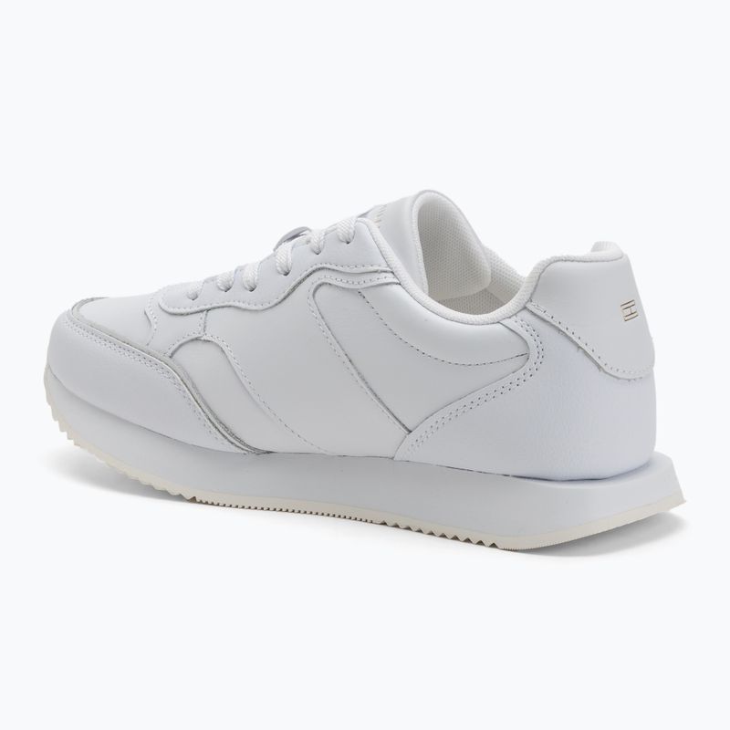 Tommy Hilfiger Damen Schuhe Leder Runner weiß 3