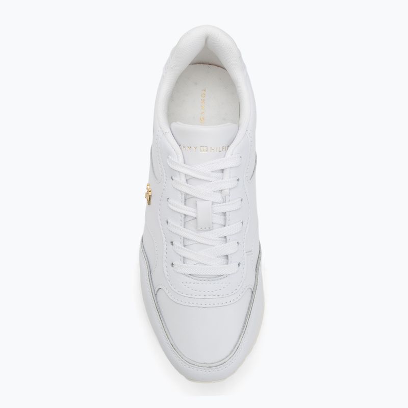 Tommy Hilfiger Damen Schuhe Leder Runner weiß 5
