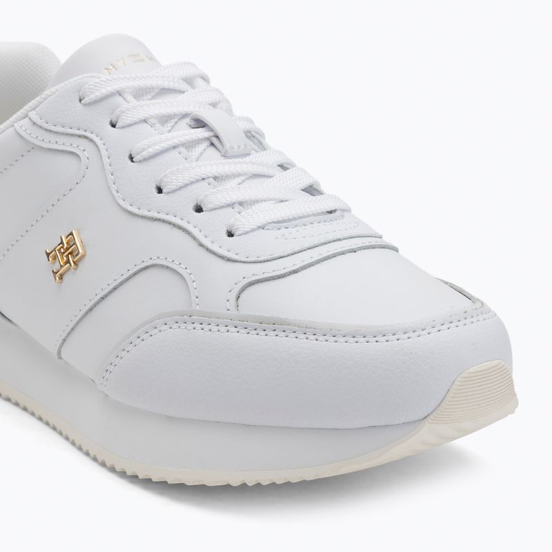 Tommy Hilfiger Damen Schuhe Leder Runner weiß 7