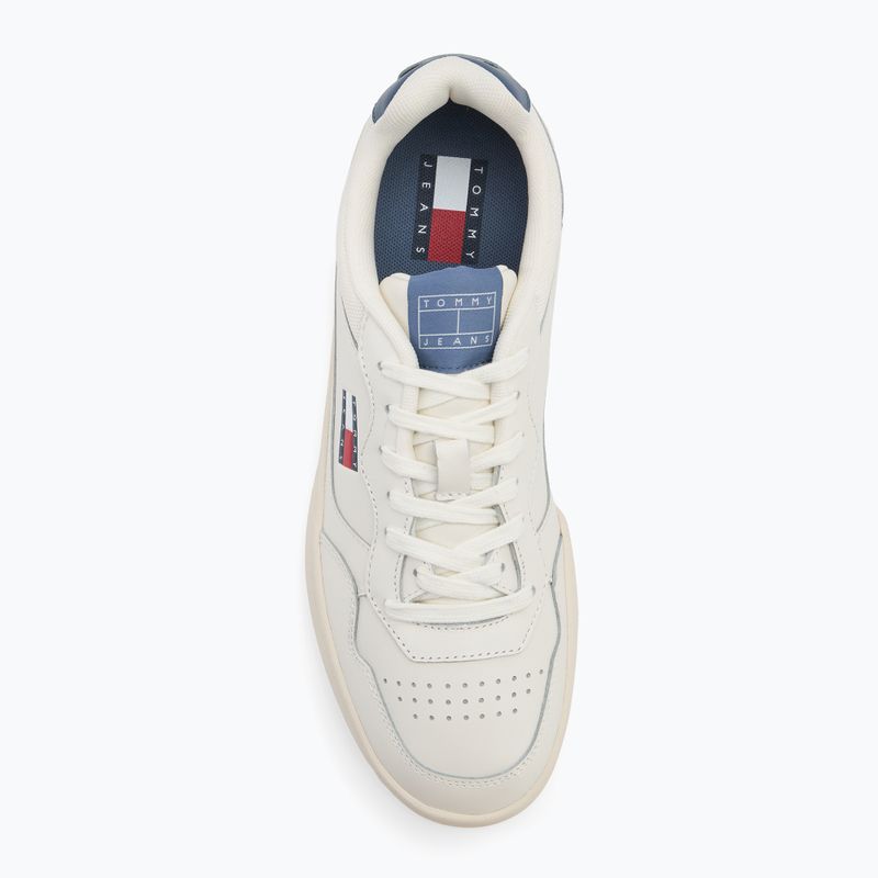 Herrenschuhe Tommy Jeans Cupsole Leather Ess blue moment 5