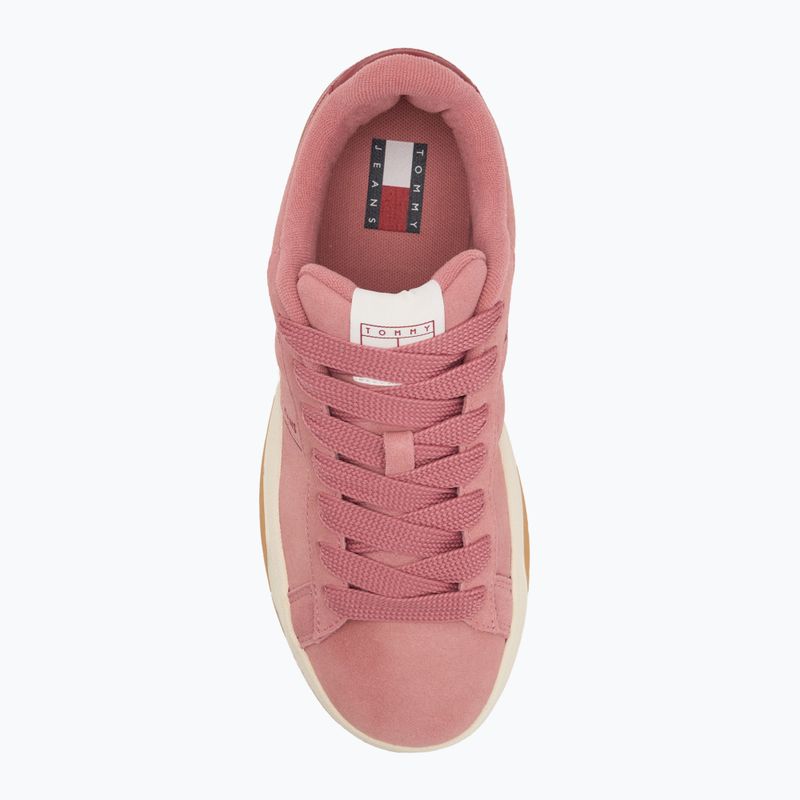 Tommy Jeans Damen Skate Sneaker Schuhe tahiti berry 5