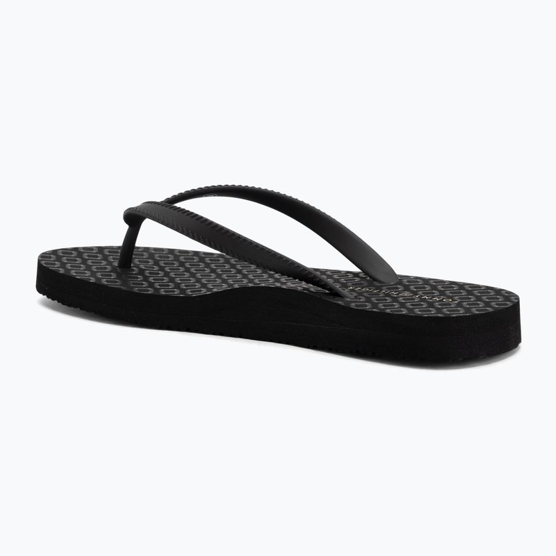 Tommy Hilfiger Damen Flip Flops Strap Beach Sandale schwarz 3