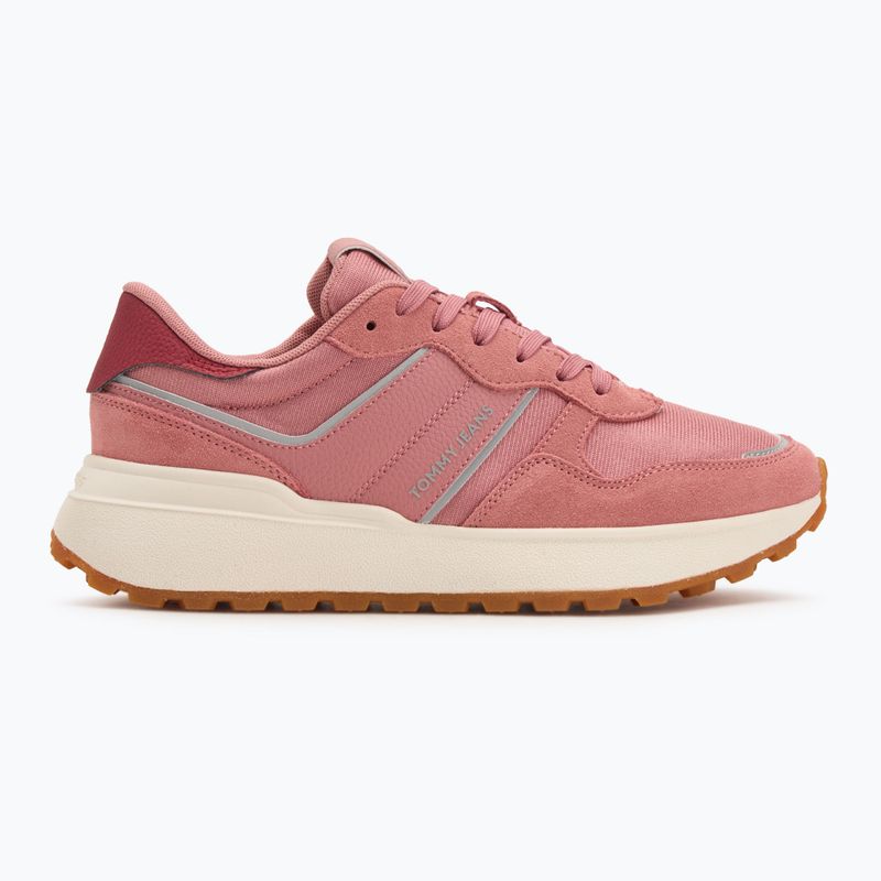 Tommy Jeans Damen Stollenschuhe Runner tahiti berry 2