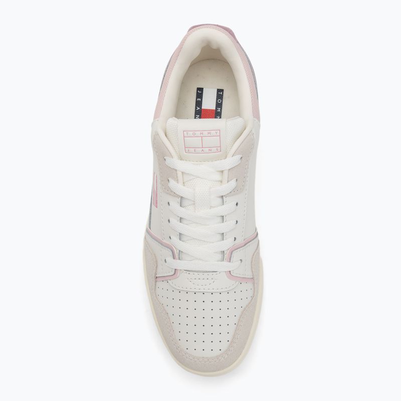 Tommy Jeans Retro Basket Damenschuhe ecru/misty pink 5