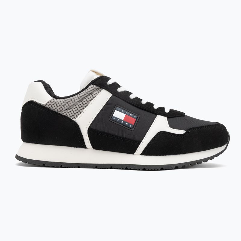Tommy Jeans Herrenschuhe Runner Casual schwarz 2