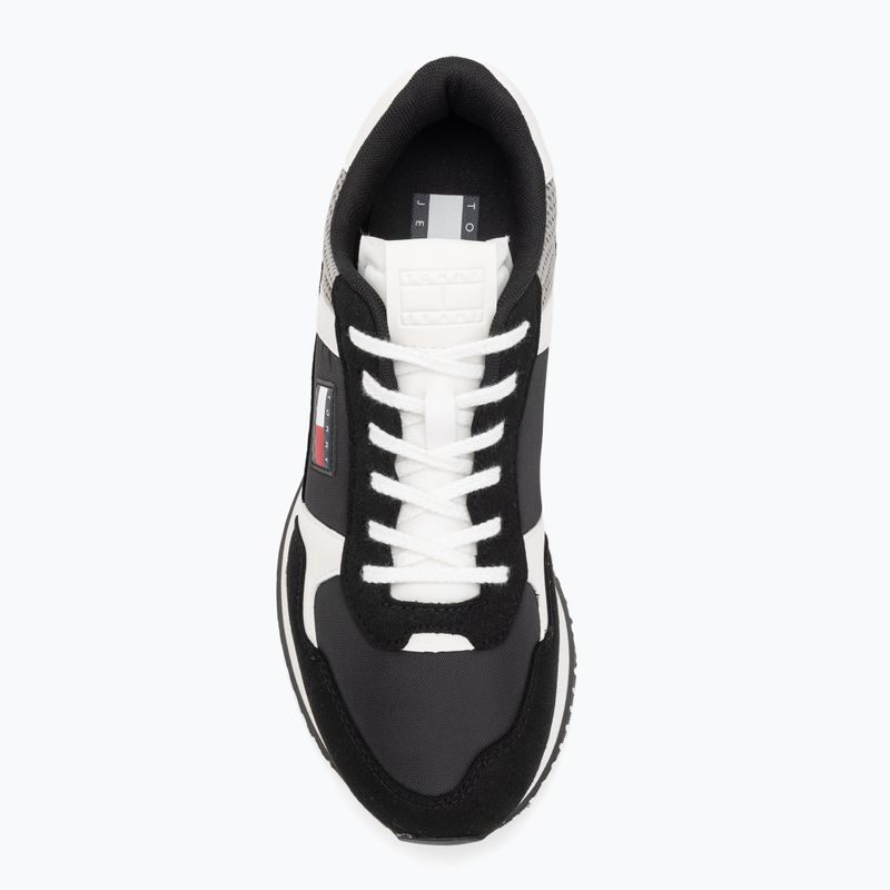 Tommy Jeans Herrenschuhe Runner Casual schwarz 5