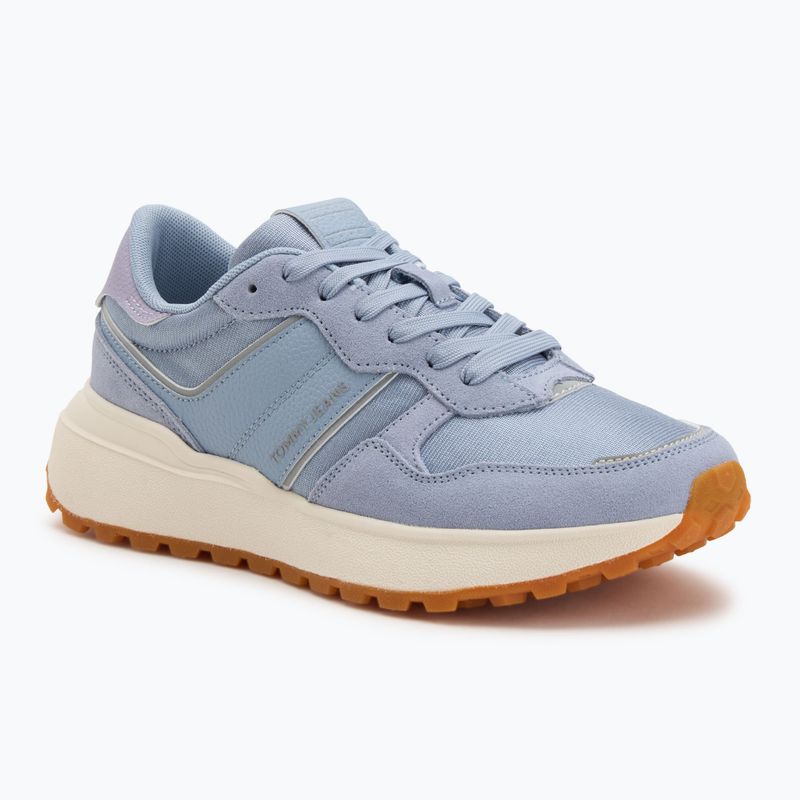 Tommy Jeans Damen Cleated Runner blau chime Schuhe