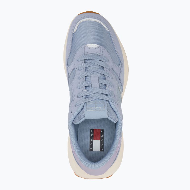 Tommy Jeans Damen Cleated Runner blau chime Schuhe 5