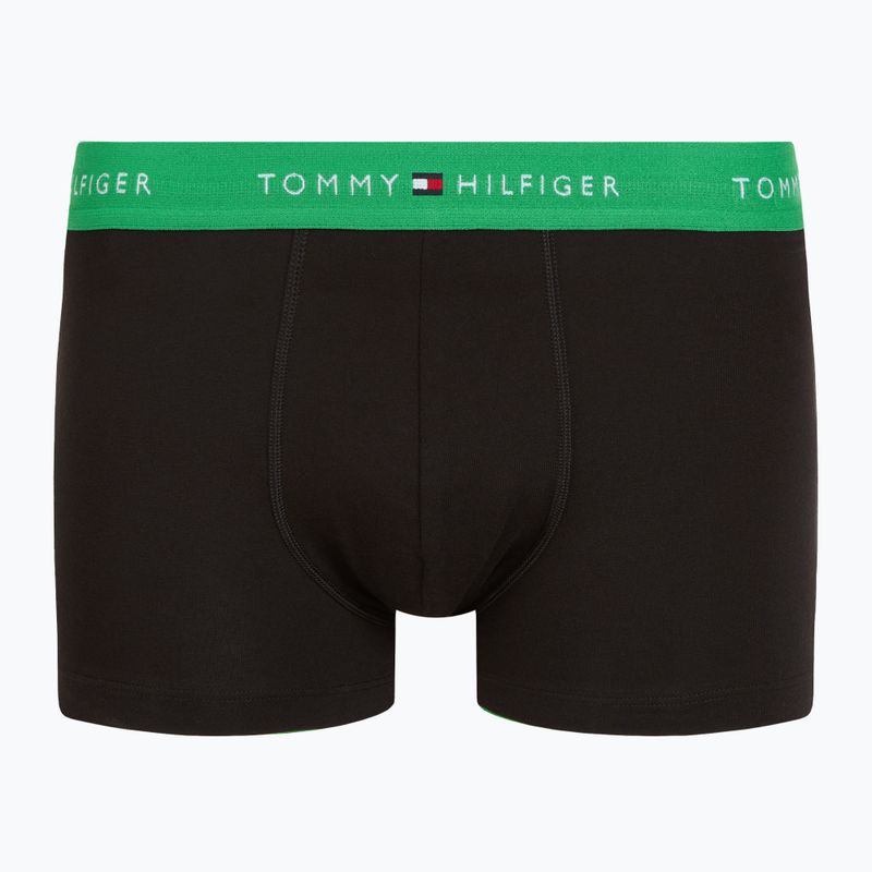 Tommy Hilfiger Herren Boxershorts Repeat Logo Trunks 7 Paar Breezy Blau/Premium Grün/Premium Rot/Schwarz 5