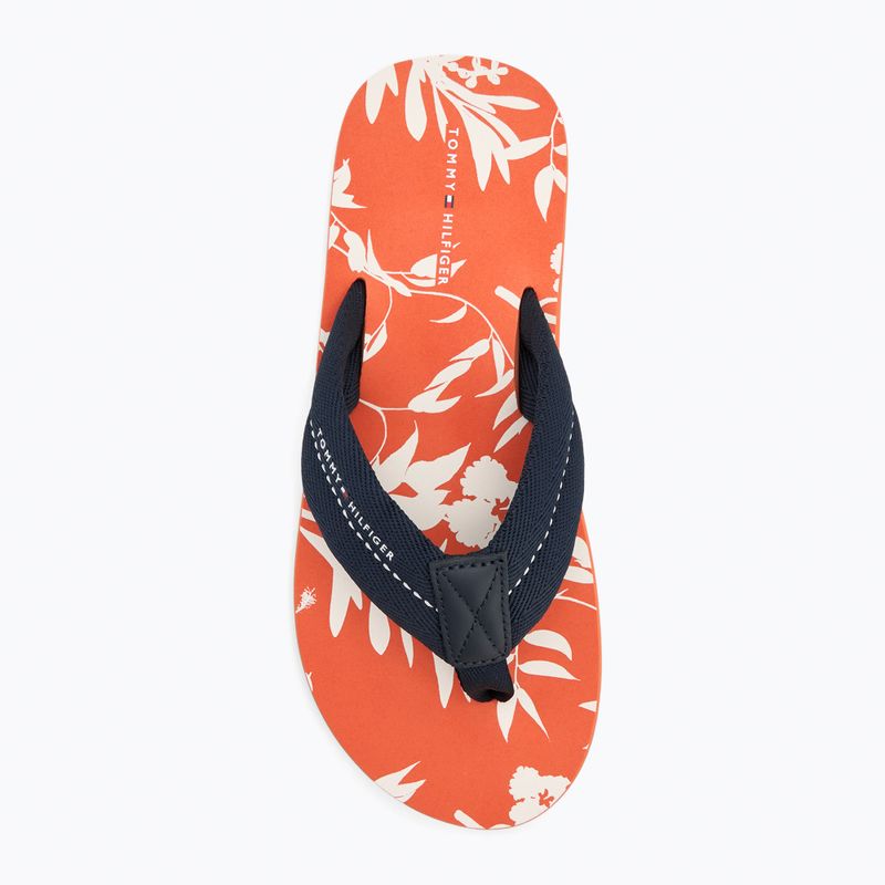 Herren Tommy Hilfiger FLW Print Beach Wüste Himmel Flip Flops 5