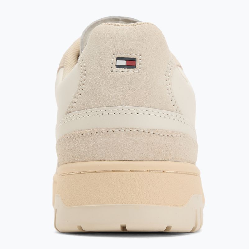 Herren Tommy Hilfiger Basket Better Mix Lth elfenbeinfarbenes Blütenblatt Schuhe 6
