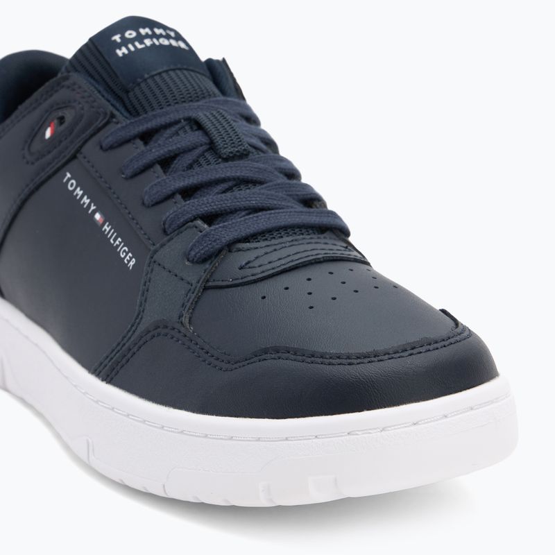 Herren Tommy Hilfiger Basket Core Lite Lth Mix Wüste Himmel Schuhe 7